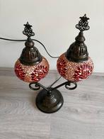 TAFEL LAMP MET MOZAIEK 40/30 BR, Ophalen of Verzenden, Zo goed als nieuw, Minder dan 50 cm