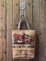 Handgemaakte shopper van jute, Ophalen of Verzenden, Nieuw, Beige, Shopper