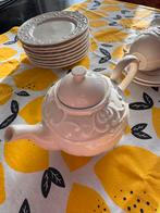 Countryfield Theepot - Crèmekleurig met Reliëf, Ophalen, Gebruikt, Keramiek, Overige typen