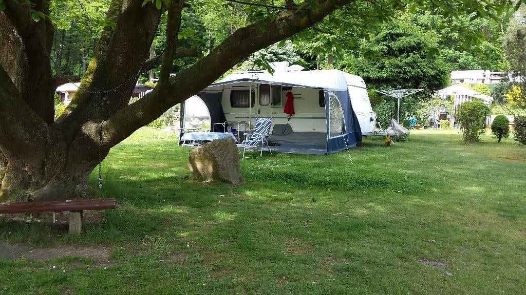 Brand caravan voortent, Ophalen, Gebruikt