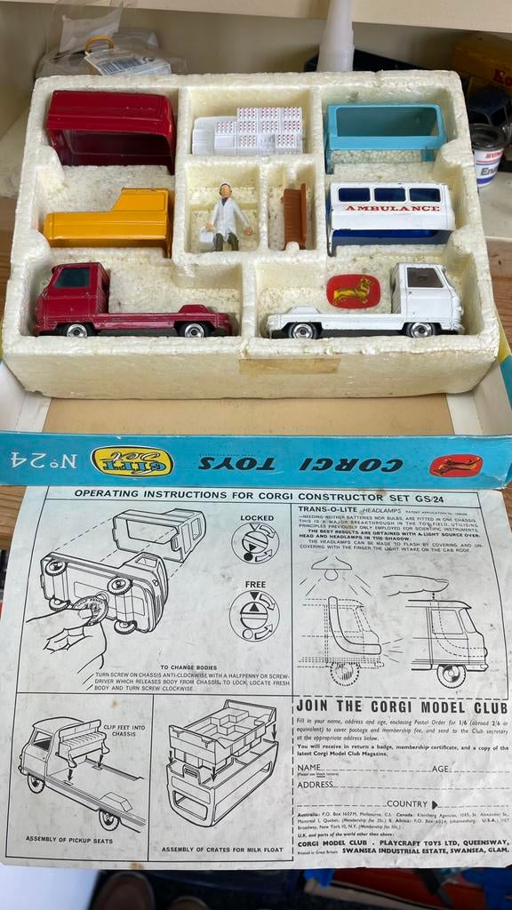 Corgi toy Constructie set, Antiek en Kunst, Ophalen of Verzenden