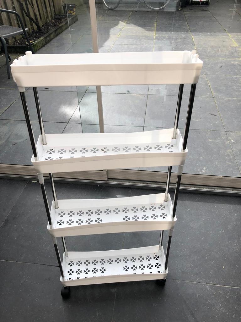 Verrijdbare trolley voor keuken of badkamer, Ophalen of Verzenden, Zo goed als nieuw