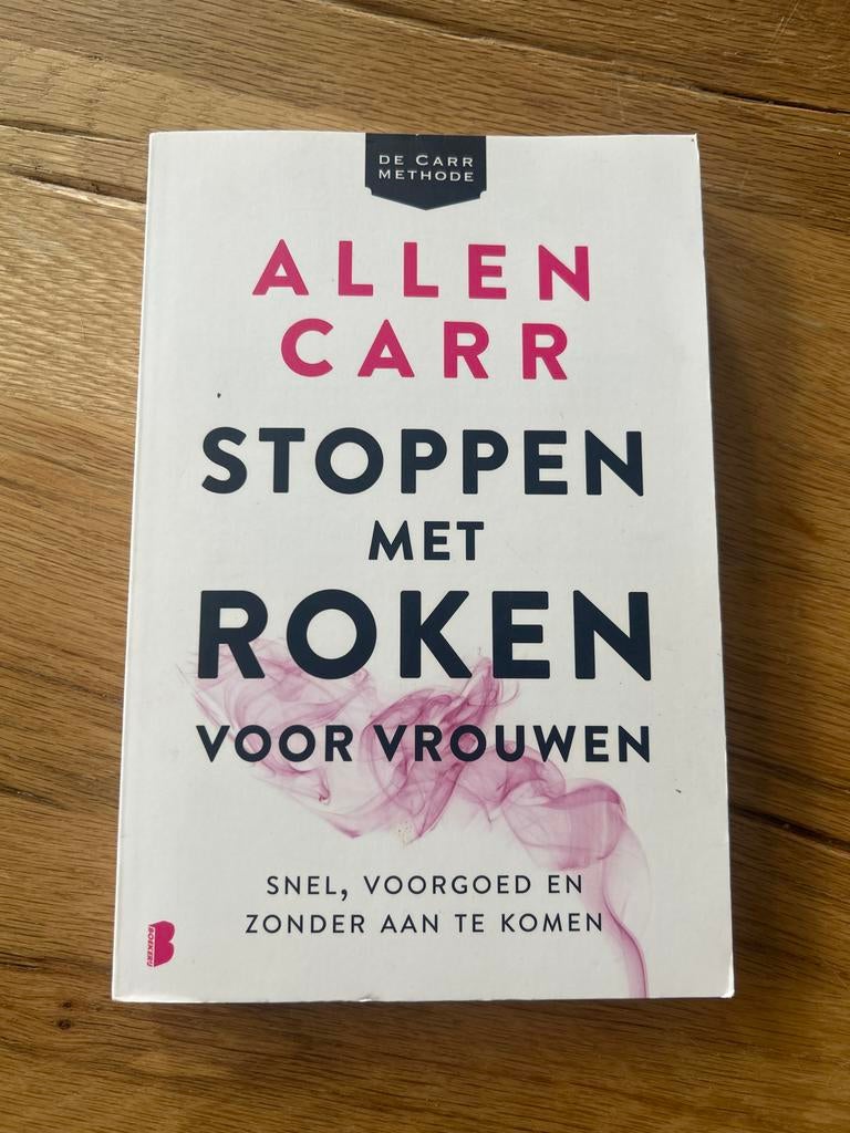 Allen Carr: Stoppen met Roken voor Vrouwen, Ophalen of Verzenden, Zo goed als nieuw, Gezondheid en Conditie