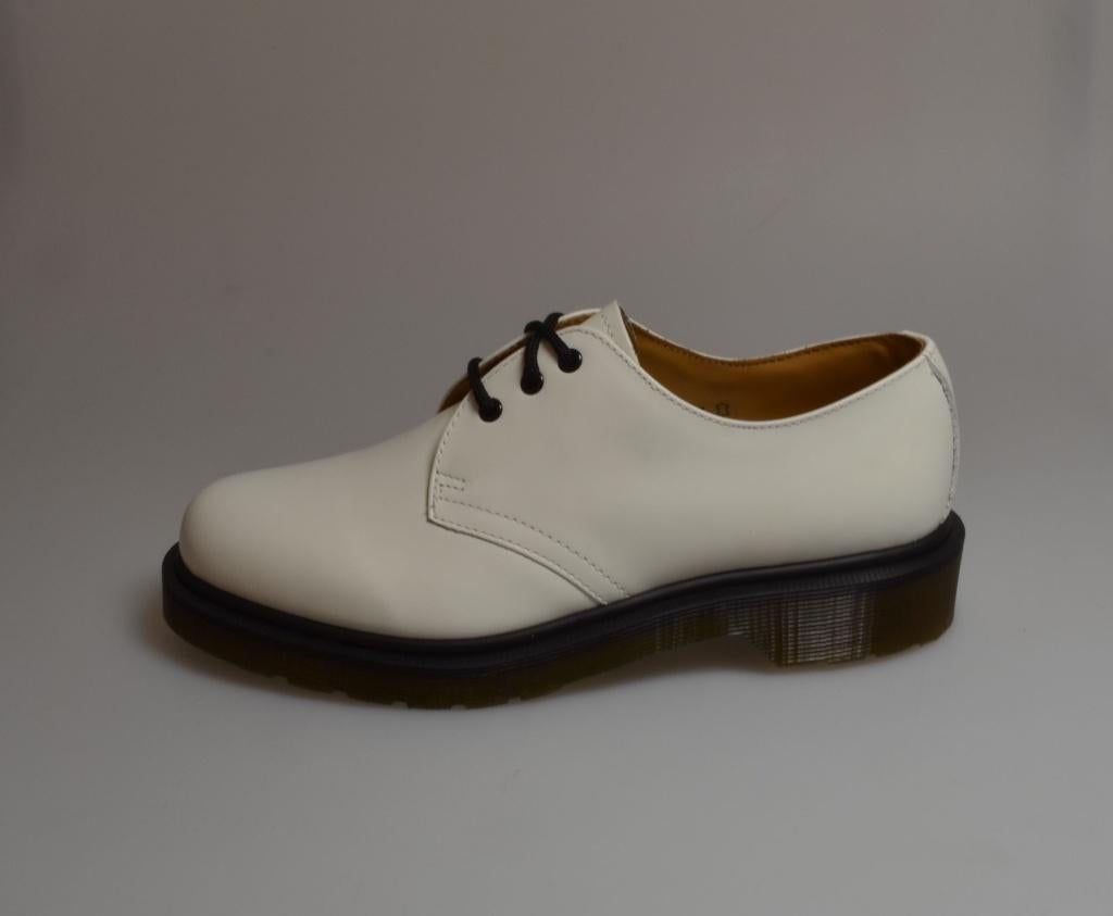 dr martens 1461 smooth wit maat 36, 37, 38, 40, 43 en 45, Wit, Nieuw, Ophalen of Verzenden, Veterschoenen