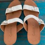 Gabor sleehak instappers wit - maat 39, Ophalen of Verzenden, Zo goed als nieuw, Wit, Instappers