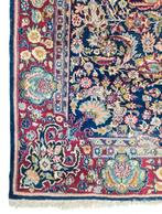 Handgeknoopt Perzisch wol Isfahan tapijt medallion 122x185cm, Gebruikt, 100 tot 150 cm, Crème, Onbekend