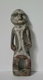 Authentiek stenen beeldje, tribale kunst. H 19 cm, Ophalen of Verzenden