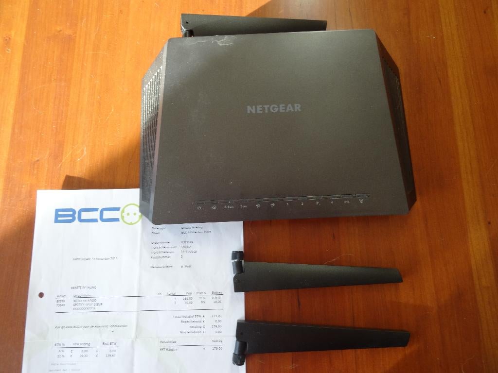 Netgear R7000 router, Computers en Software, Routers en Modems, Ophalen of Verzenden, Zo goed als nieuw, Router, Netgear Nighthawk