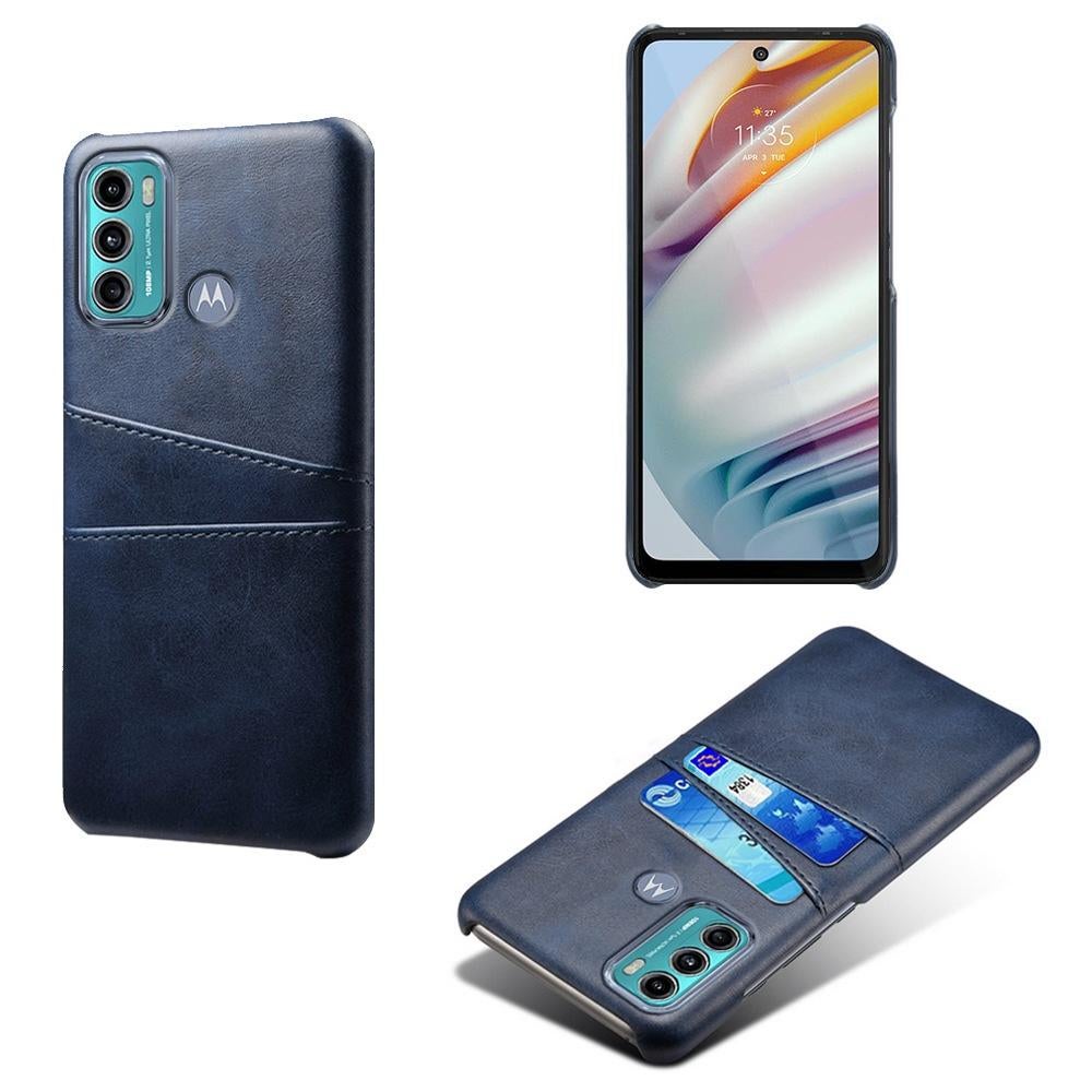Backcover + PMMA Screenprotector voor Moto G60 _ Blauw, Verzenden, Nieuw, Hoesje of Tasje