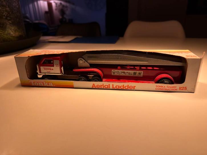 Vintage Tonka Aerial Ladder Brandweerwagen #1125 NIB, Kinderen en Baby's, Speelgoed | Speelgoedvoertuigen, Nieuw, Ophalen
