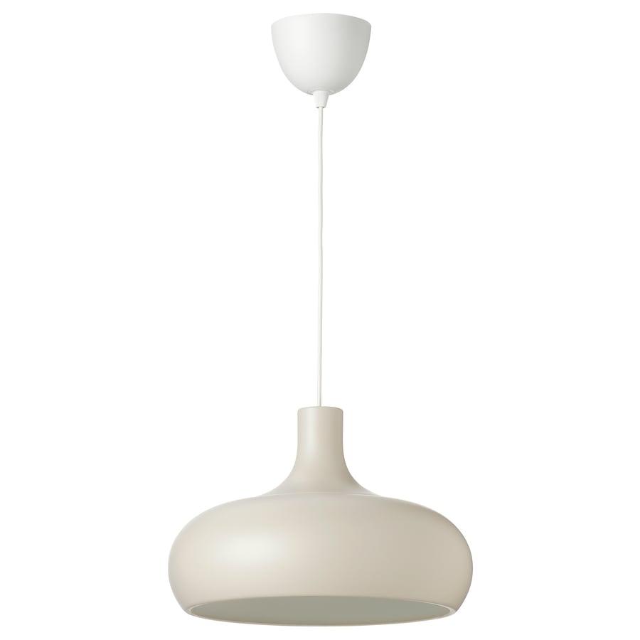 Ikea Hanglamp Varmblixt - Beige, Ophalen of Verzenden, Zo goed als nieuw, Metaal, Minder dan 50 cm
