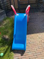 Blauw-roze glijbaan, Kinderen en Baby's, Speelgoed | Buiten | Speeltoestellen, Ophalen, Gebruikt, Glijbaan