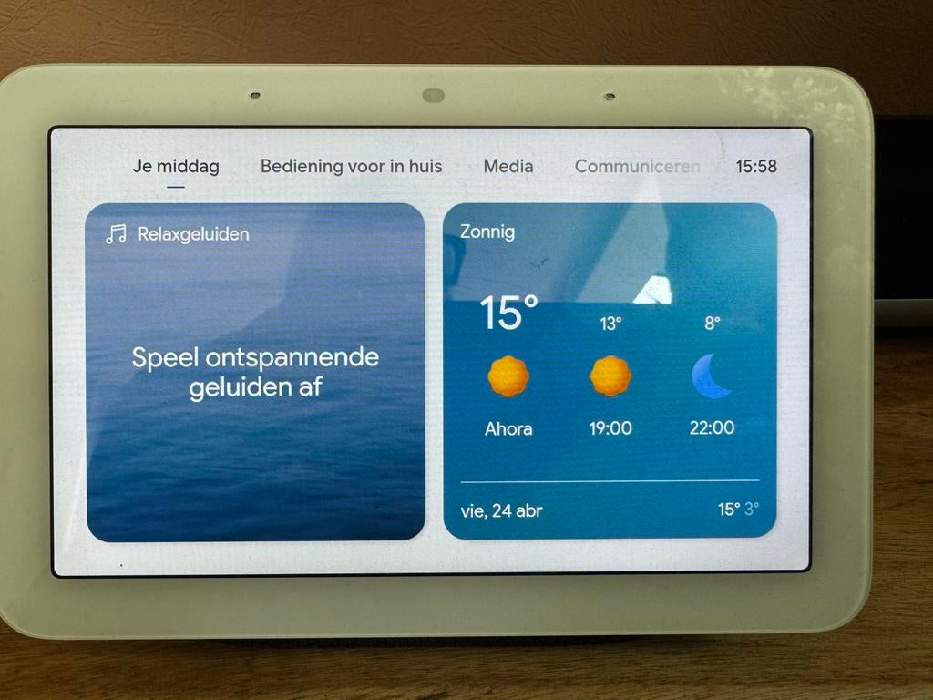 Google Nest Hub (2e generatie) - Smart Display, Computers en Software, Android Tablets, Zo goed als nieuw, Wi-Fi, 7 inch of minder
