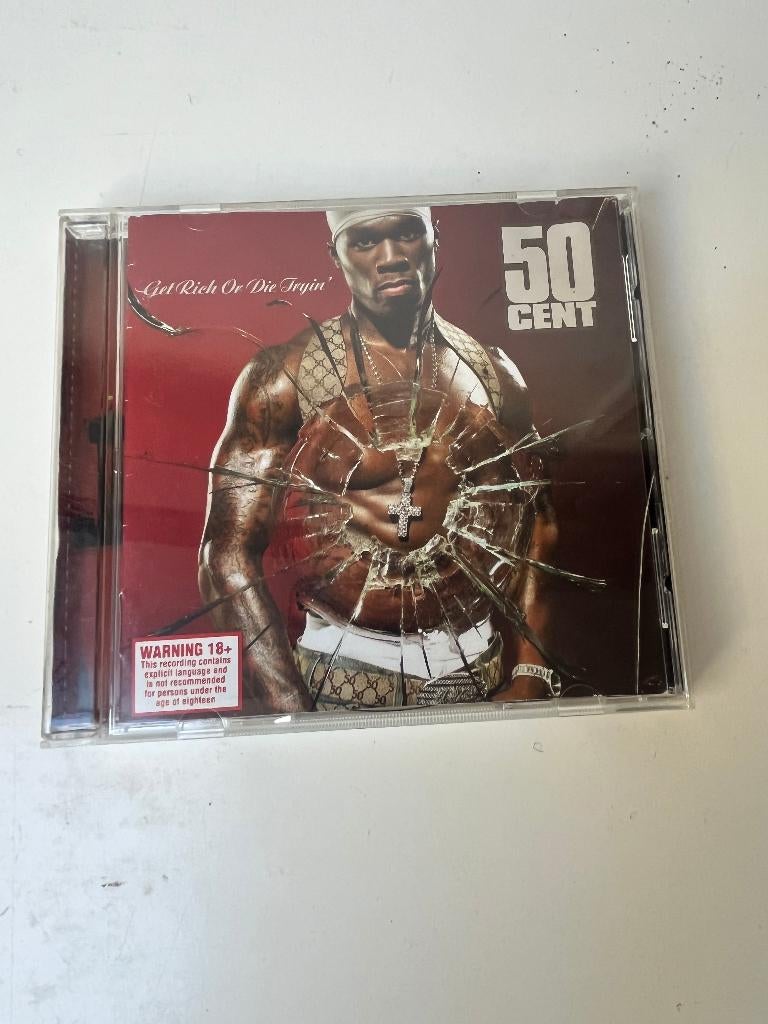 50 Cent - Get Rich Or Die Tryin' CD, Cd's en Dvd's, Cd's | Hiphop en Rap, Ophalen of Verzenden, 2000 tot heden, Zo goed als nieuw