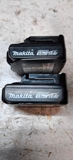 Twee Makita 14.4V 1.5Ah Li-Ion accu's met lader, Ophalen, Gebruikt