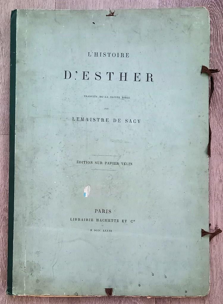 L’Histoire d’Esther 1882 Bijbel Boek van Esther - 12 etsen, Ophalen of Verzenden