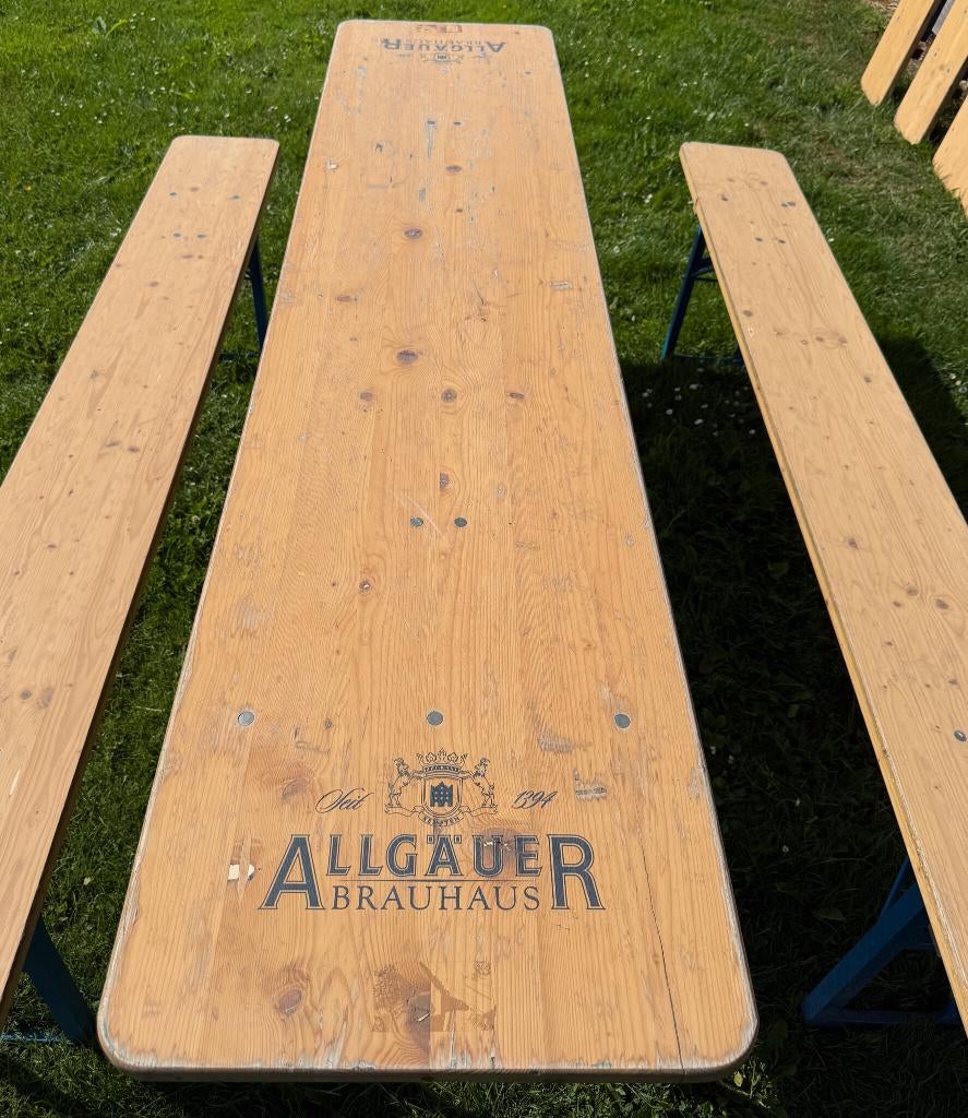 Biertafel set | Bierbank | Tuinbank | Bierset | Biertafels, Ophalen, Hout