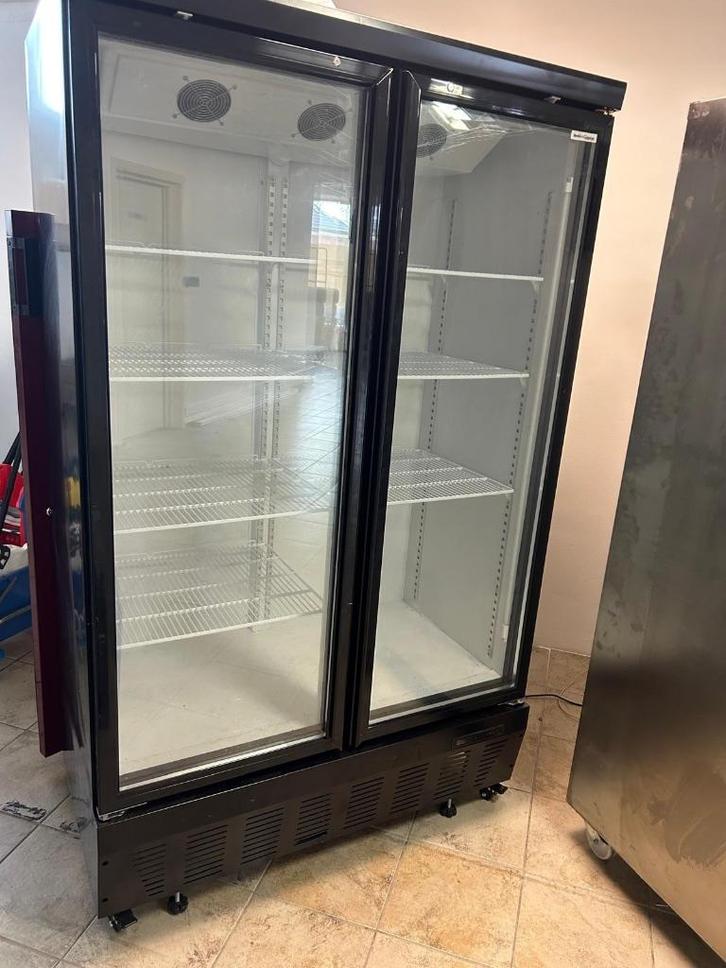 Professionele dubbele display koelkast / drankkoeling, Witgoed en Apparatuur, Koelkasten en IJskasten, Gebruikt, Zonder vriesvak