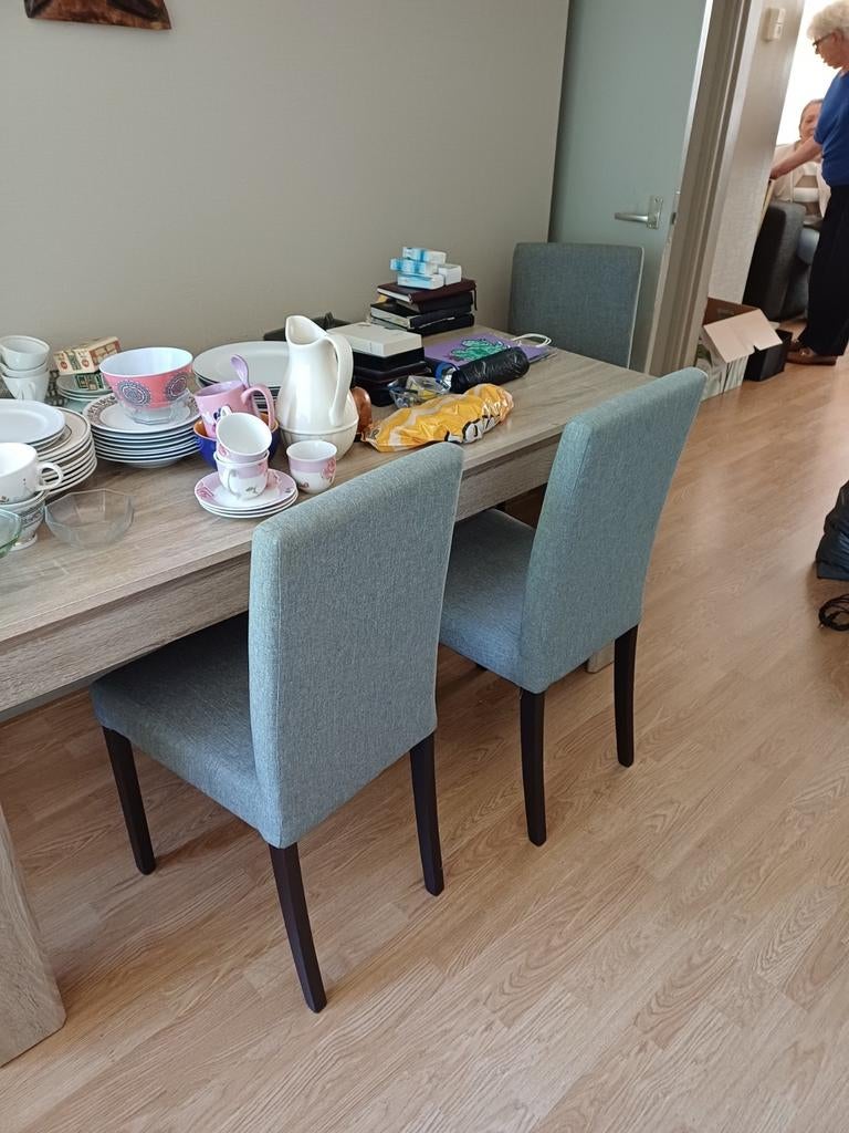 Gratis, Huis en Inrichting, Tafels | Eettafels, Ophalen of Verzenden, Gebruikt, Rechthoekig, 50 tot 100 cm