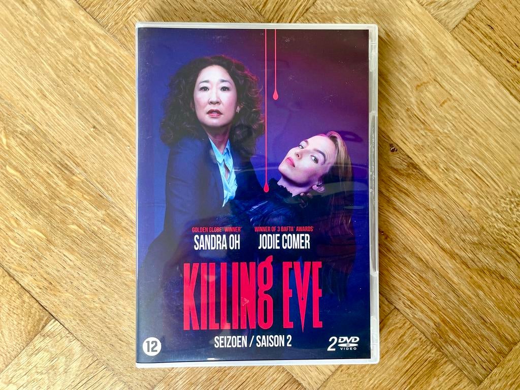 Killing Eve - Seizoen 2 op DVD (nette staat, met NL), Cd's en Dvd's, Dvd's | Tv en Series, Zo goed als nieuw, Thriller, Boxset