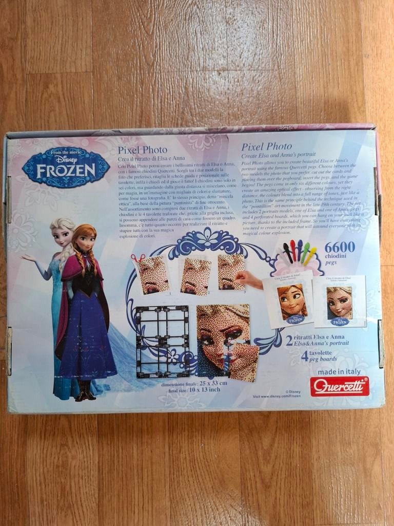 Disney Frozen Pixel Photo Knutselset - Elsa & Anna, Ophalen of Verzenden, Zo goed als nieuw, Educatief, Knutselwerk