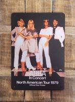 ABBA Concert tour 1979 reclamebord van metaal wandbord deco, Info@deconoord.nl, Deco Noord, Nieuw, Ophalen of Verzenden