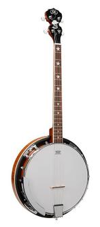 BJ404 SX 4 string banjo natural satin, ., Nieuw, Ophalen of Verzenden, Banjo