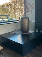 Zwarte Salontafel 120x120cm - Hardhout, Linteloo Aulia stijl, Ophalen, Gebruikt, 100 tot 150 cm, Vierkant