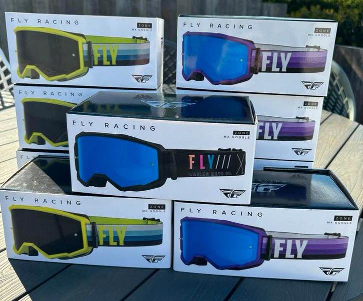 Fly Racing Zone MX Goggle - Motocross Bril NIEUW!, Ophalen of Verzenden, Nieuw met kaartje, Heren, Motorcrosskleding