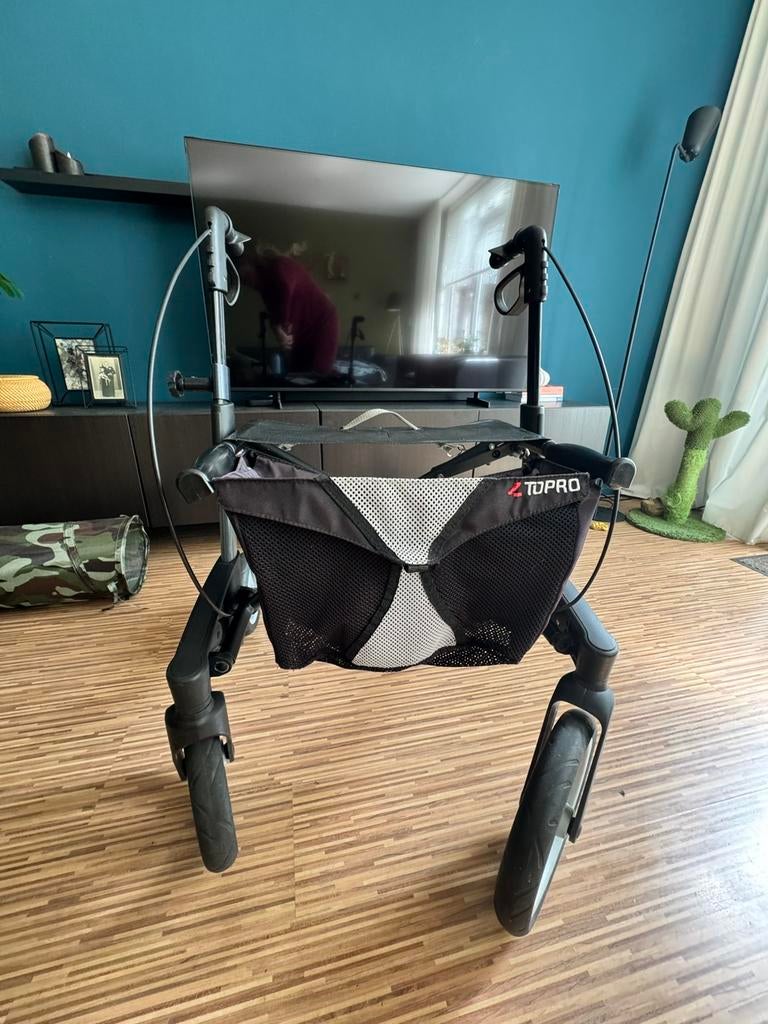 Rollator Topro Olympos grijs/zwart maat M, Ophalen, Zo goed als nieuw