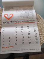 Kalender van Concordia met bommel en Tom Poes 1991, Eén stripboek, Ophalen of Verzenden, Zo goed als nieuw, Concordia