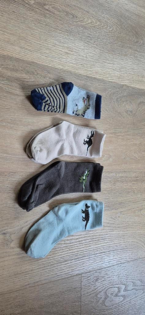 4 paar dino sokken, maat 27/30, Zeeman, Gebruikt, Ophalen of Verzenden, Jongen