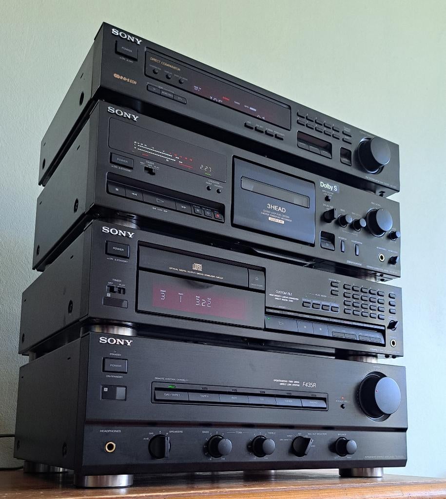 Sony HiFi stereo set, Ophalen, Tuner of Radio, Refurbished, Losse componenten