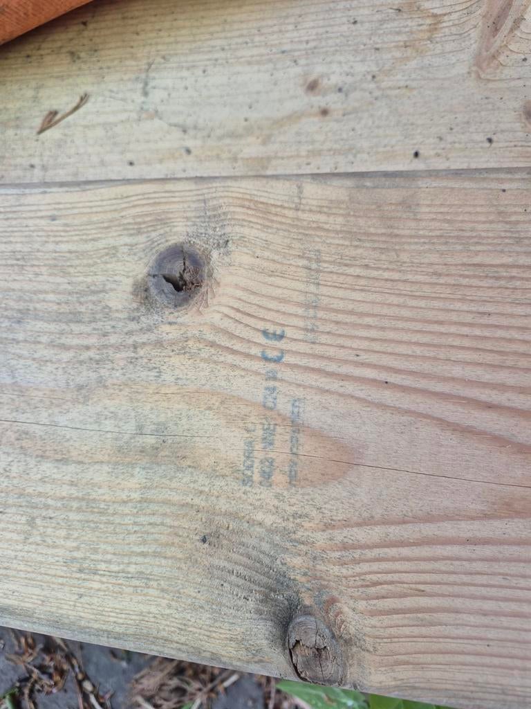 Vuren houten balken 50x150 mm, 8 balken +/- 3 m lang, Ophalen, Gebruikt, 250 tot 300 cm, 50 mm of meer