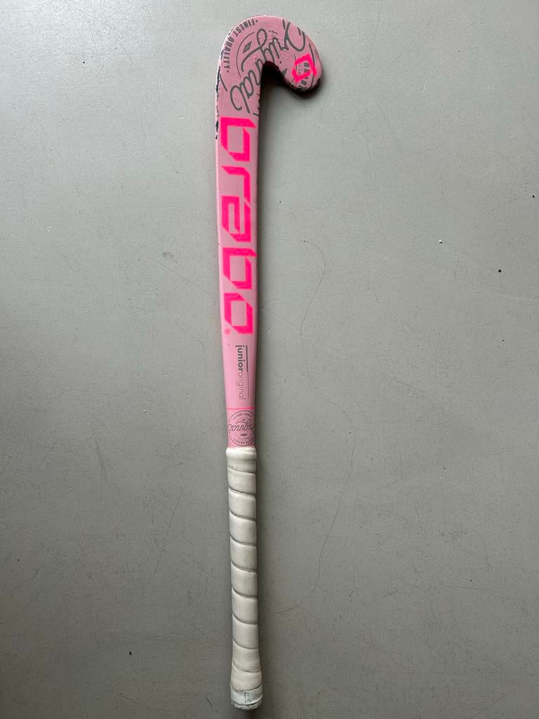 Brabo hockeystick roze 27 inch, Ophalen, Gebruikt
