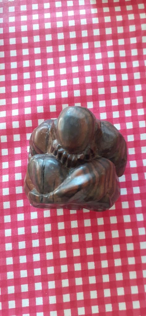 Beeldje hout yogiman orange malen, Ophalen of Verzenden, Zo goed als nieuw