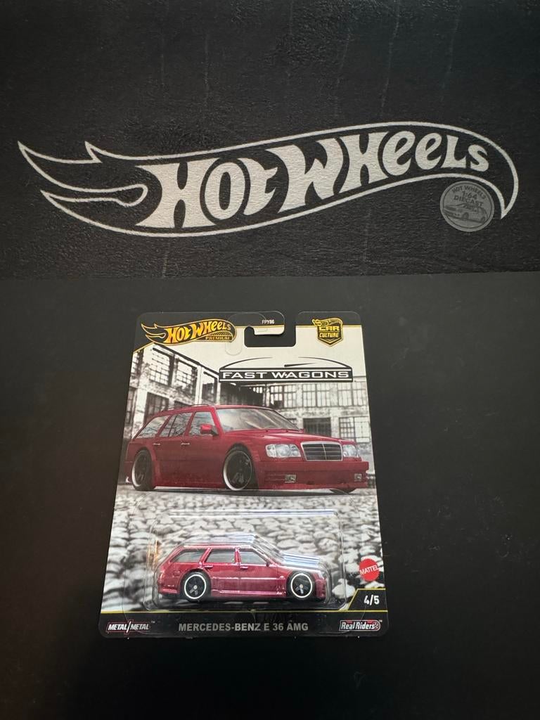 Hot Wheels Mercedes-Benz E 36 AMG Fast Wagons, Ophalen of Verzenden, Nieuw, Auto