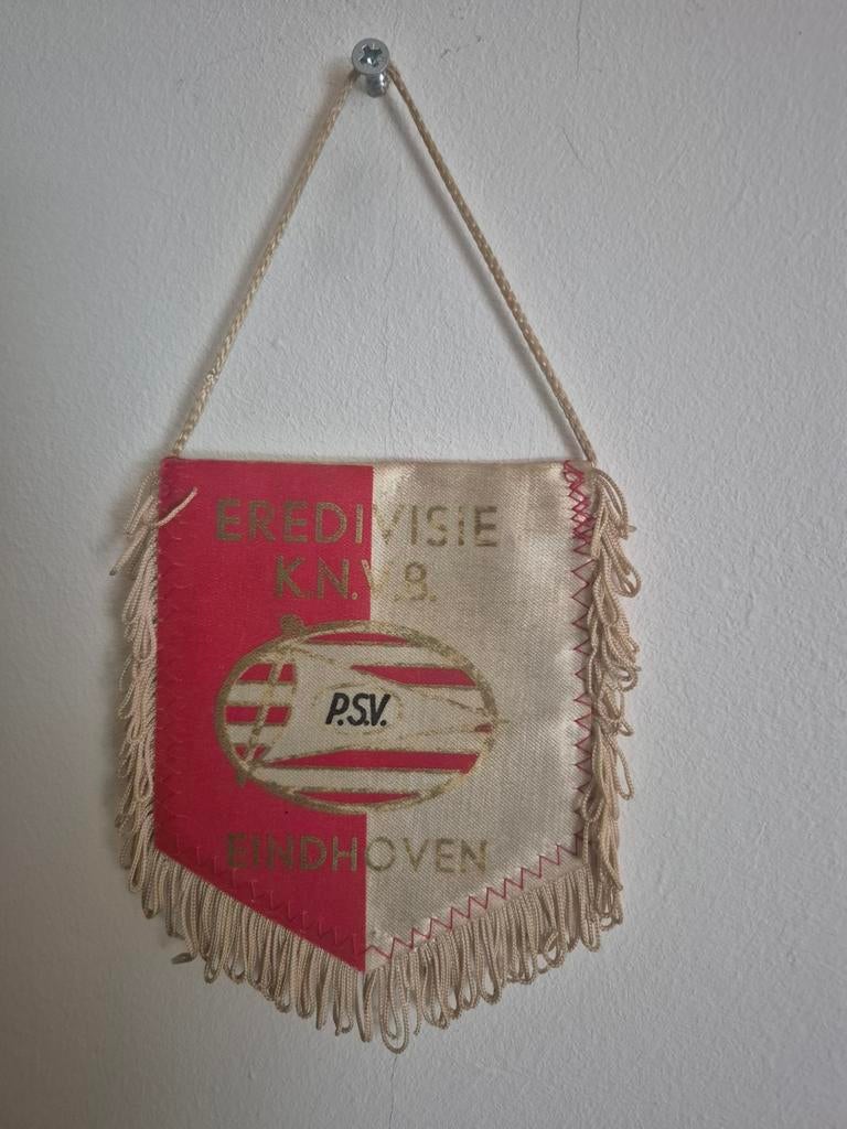 Vintage PSV Vaantje Eredivisie KNVB Eindhoven, Ophalen of Verzenden, Gebruikt, PSV, Vaantje of Sjaal