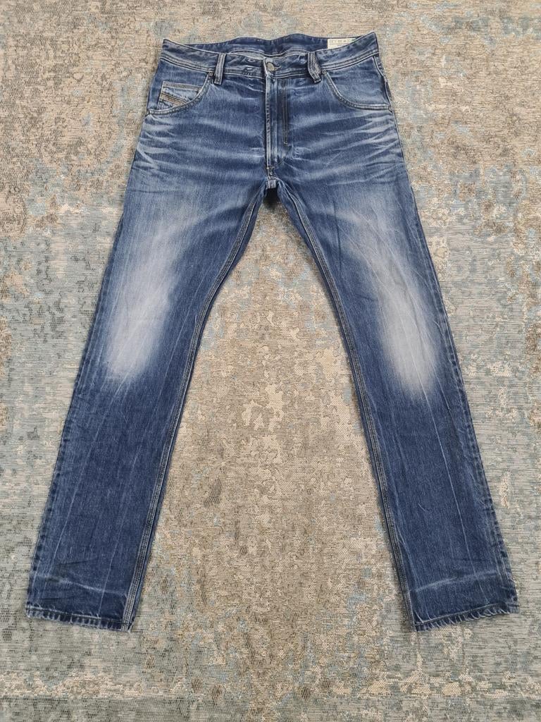 DIESEL KROOLEY W30 L32 Slim 100% katoen Bronno3032 Blauw, Kleding | Heren, Spijkerbroeken en Jeans, Zo goed als nieuw, W32 (confectie 46) of kleiner