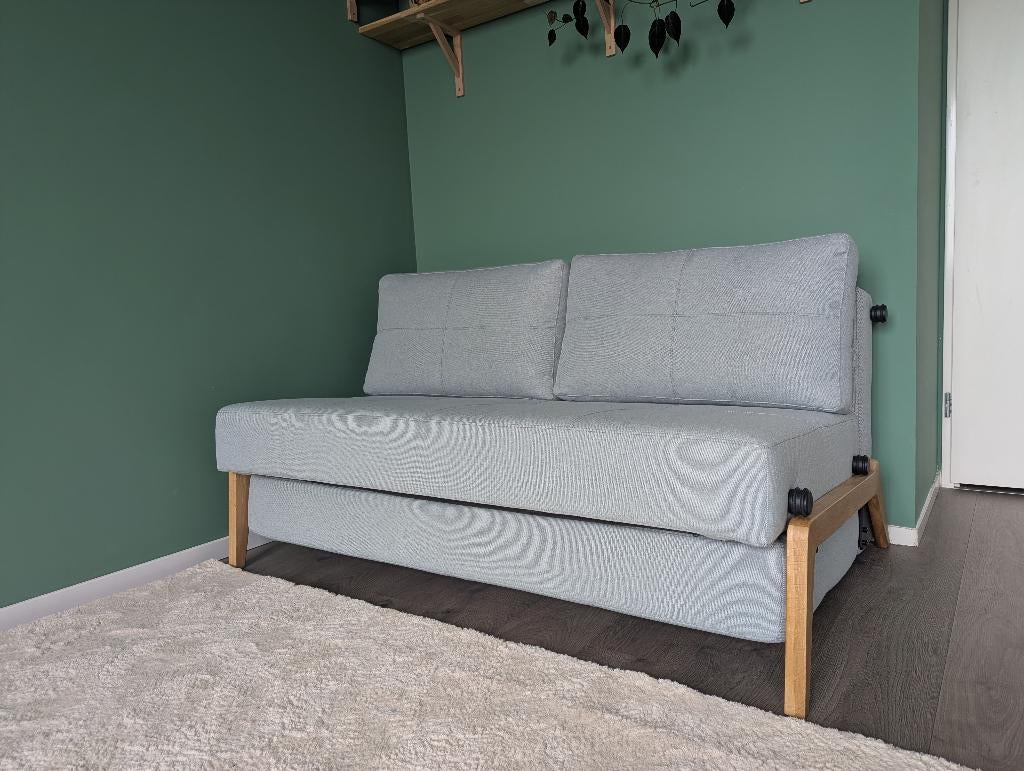 Innovation Living slaapbank – 140x200 – zeer goede staat, Ophalen, Tweepersoons, 140 cm, Zo goed als nieuw