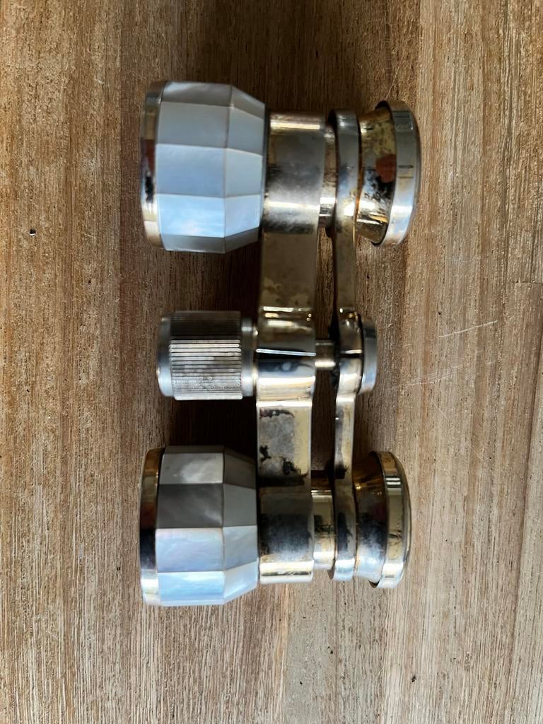 Antieke Opera Verrekijker met Parelmoer en Hoesje, Audio, Tv en Foto, Optische apparatuur | Verrekijkers, Gebruikt, Overige typen