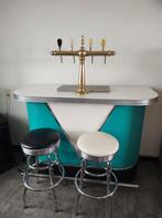 Bar met tap en twee barkrukken, Ophalen of Verzenden