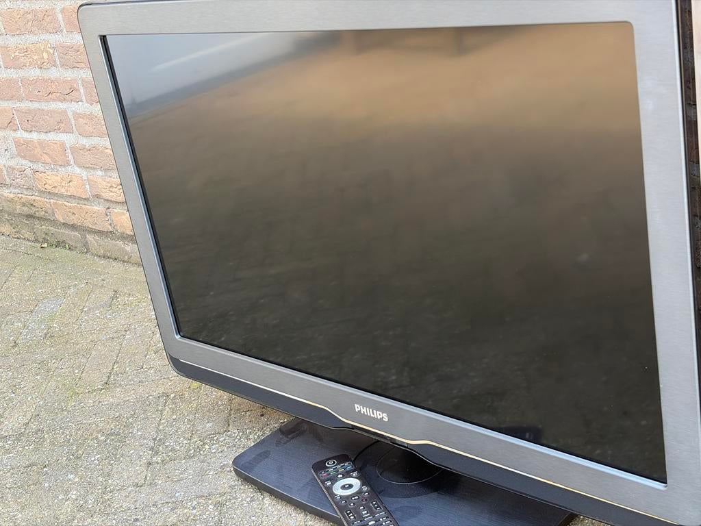 Philips TV met afstandsbediening - Gebruikt, Ophalen, Philips, Gebruikt, 50 Hz