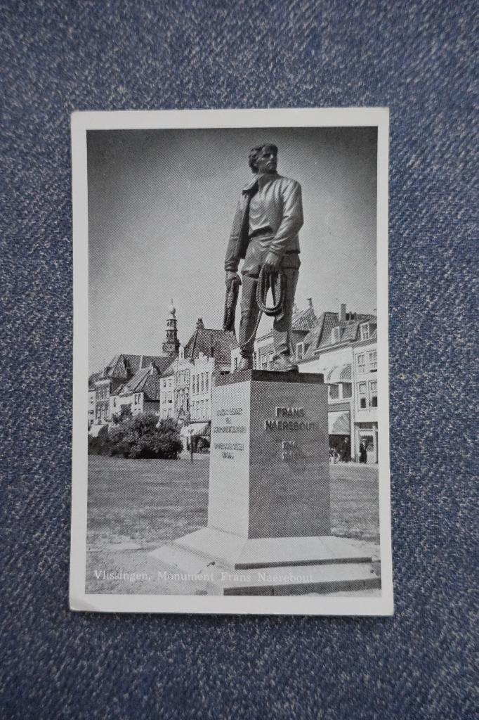 Vlissingen. Monument Frans Naerebout, Ophalen of Verzenden, 1960 tot 1980, Ongelopen, Zeeland