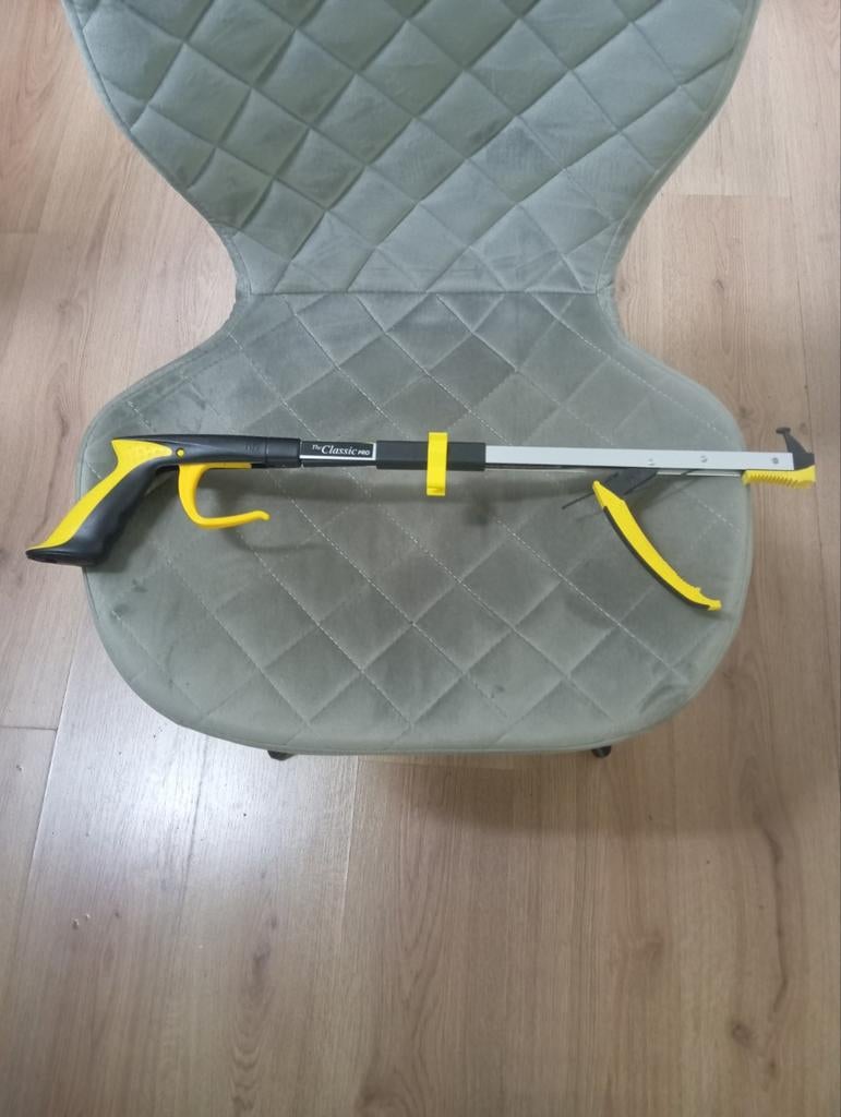 handige grijper, Ophalen