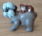 VINTAGE DISNEY HOND EN KITTEN* OLIVER & CO* McDonalds, Verzenden, Overige figuren, Gebruikt, Beeldje of Figuurtje