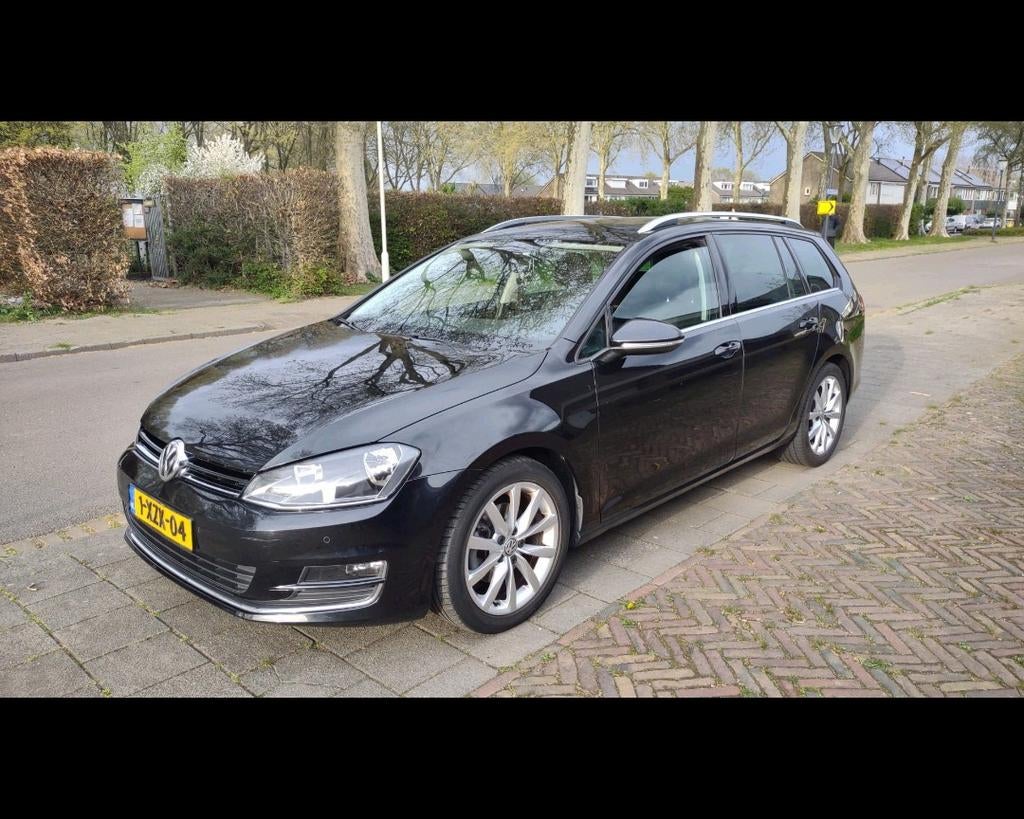 Volkswagen Golf 7 dsg automaat station bouwjaar 2014, Voorwielaandrijving, 164 pk, 4 cilinders, Metallic lak