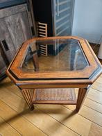 Brocante salontafel/bijzettafel, Huis en Inrichting, Tafels | Salontafels, Ophalen, Gebruikt, 50 tot 100 cm, Brocante/antiek