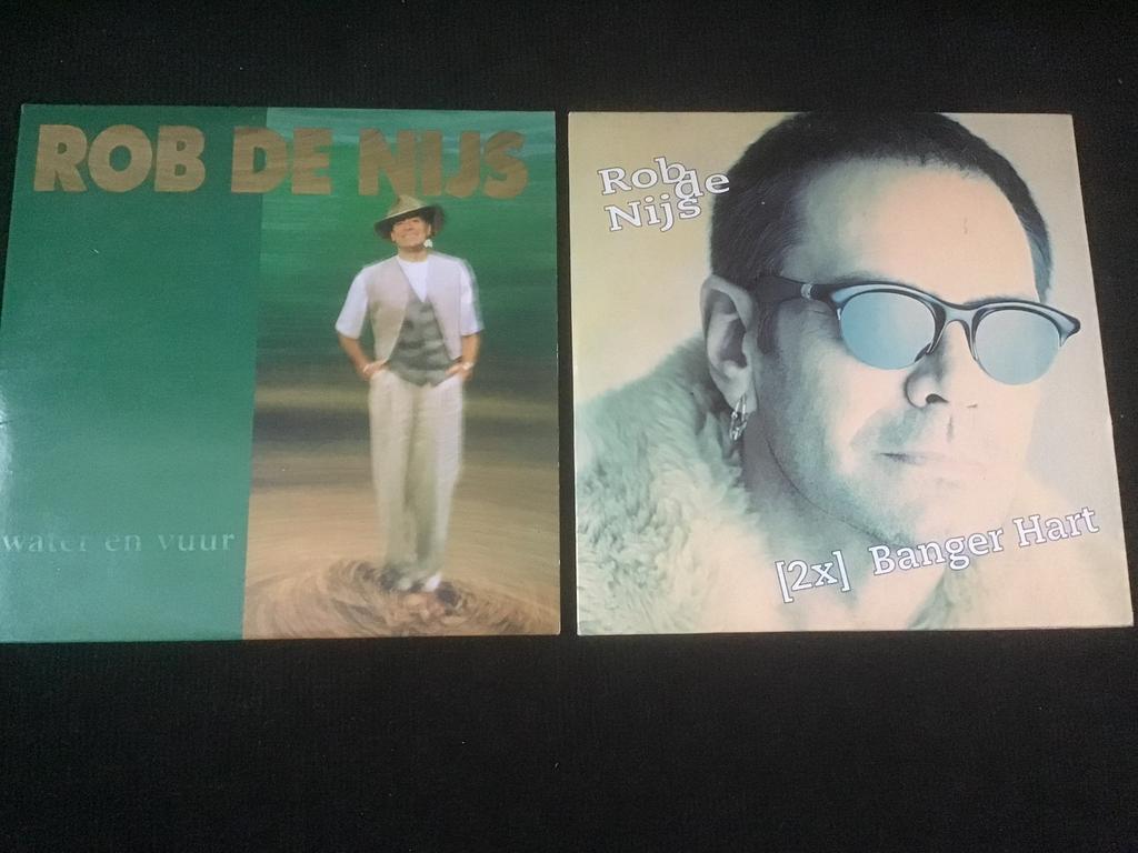 Rob de Nijs, 2 cd-singles cardsleeves, Cd's en Dvd's, 2 t/m 5 singles, Ophalen of Verzenden, Zo goed als nieuw, Nederlandstalig