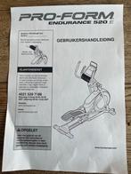 Proform Elliptical Crosstrainer 520E - Zo goed als nieuw!, Ophalen, Armen, Zo goed als nieuw, Crosstrainer